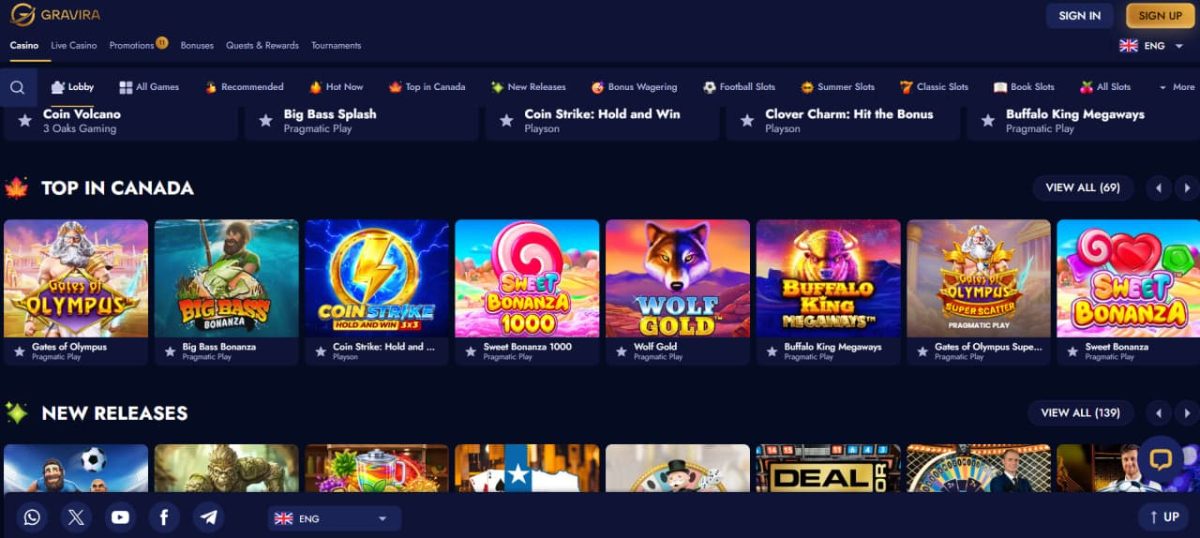 Gravira Casino : Best New Slots for Canadians image 2